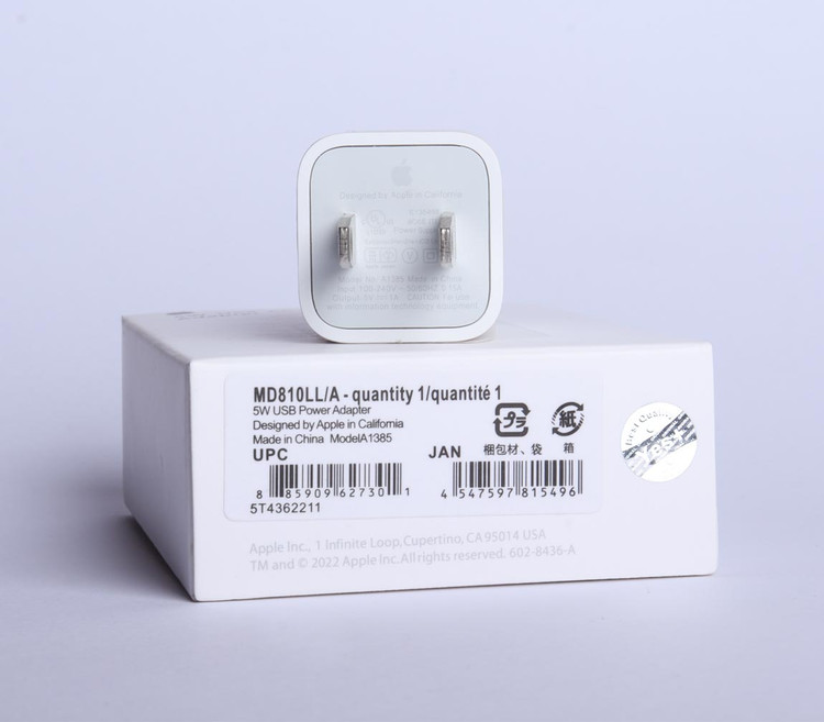 آداپتور شارژر اصلی اپل آیفون Apple 5W USB Power Adapter iPhone Original 100%