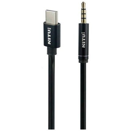 کابل Aux تایپسی NITU مدل NT-AUX008 طول 3متر Nitu NT-AUX008 TypeC Audio Cable (اورجینال 100%)
