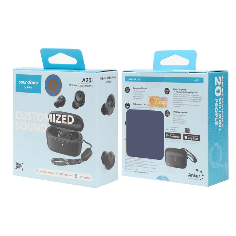 ایربادز بی سیم ANKER مدل A20i A3948 - مشکی (گارانتی 18ماهه حافظه طلایی ایستا) 100% اروجینال