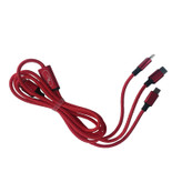 خرید کابل تبدیل USB به microUSB/لایتنینگ/USB-C