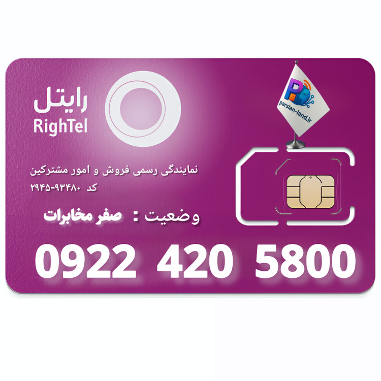 قیمت و خرید آنلاین سیم کارت رایتل رند