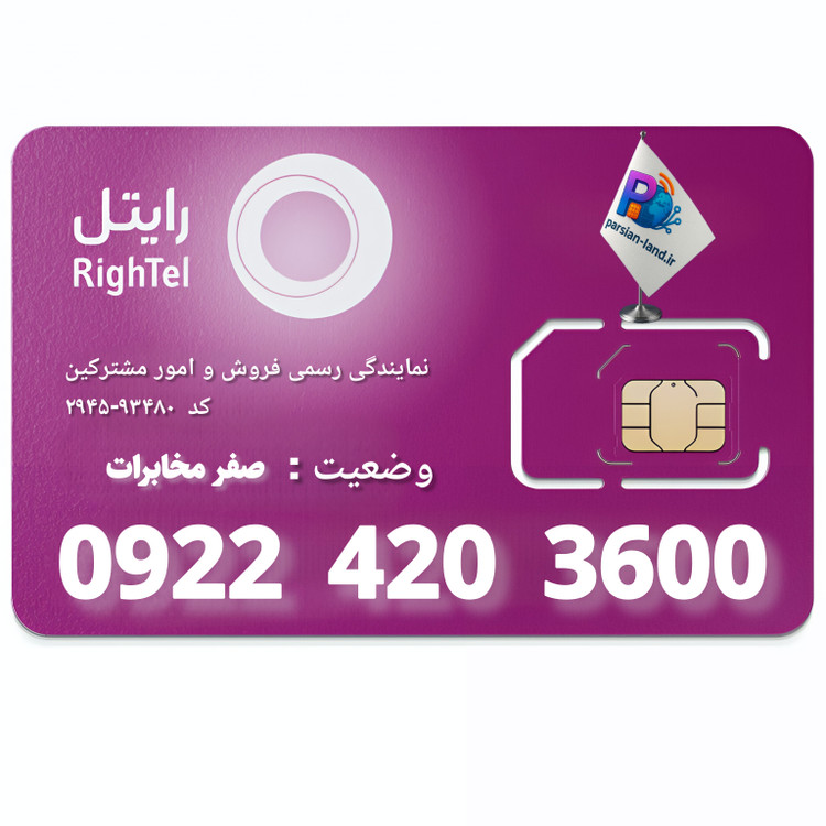 قیمت و خرید سیم کارت رند رایتل