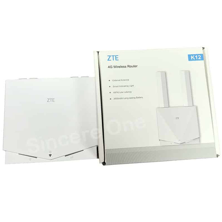 مودم سیمکارتی و رومیزی 4G آنلاک ZTE مدل K12 با سیم کارت و 10گیگ اینترنت اولیه